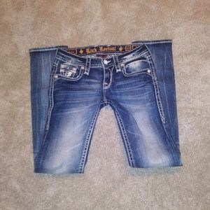 LN~ Rock Revival Arisa Straight Jeans size 25